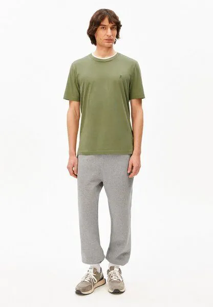ARMEDANGELS ARMEDANGELS JAAMES Herren T-Shirt aus Bio-Baumwolle, Fatigue green, – Produktbild 4 von 4