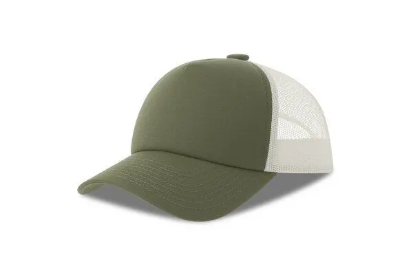 Atlantis Headwear Atlantis Headwear Damen / Herren Trucker Cap, Olive, – Produktbild 2 von 5