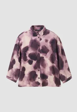 recolution Recolution Damen vegan Bluse Cypress Waterdrop In Dark Grape – Produktbild 1 von 1