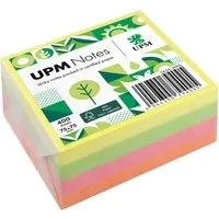 UPM UPM Super Sticky Haftnotiz-Quader "Brillantmix" 75 x 75 mm, 400 Blatt, farbig sortiert – Produktbild 1 von 1