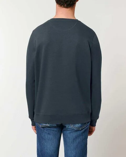 YTWOO YTWOO Unisex Sweatshirt | fairtrade & ökologisch, Blaugrau, – Produktbild 3 von 4