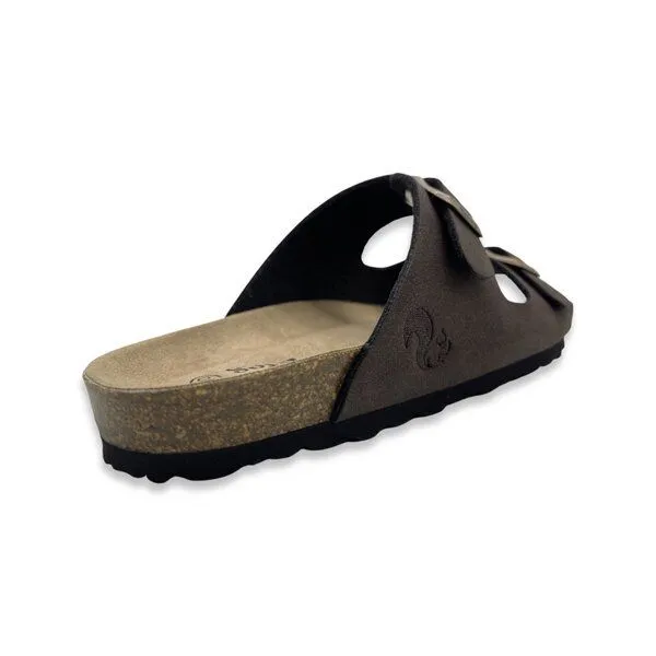 thies Vegane Eco Bio Sandale thies PET aus recycelten Flaschen, Dark brown (braun), – Produktbild 3 von 4