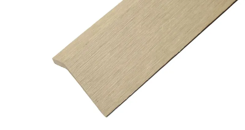 woodstore24 BPC / WPC Abschluss L Winkel, 38 x 50 x 2400 mm, braun – Produktbild 1 von 2