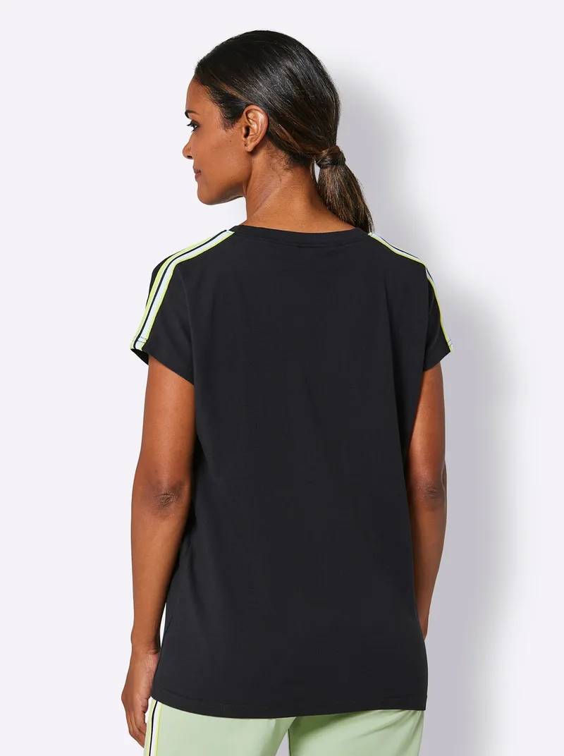 feel good Shirt schwarz, Schwarz, – Produktbild 2 von 2