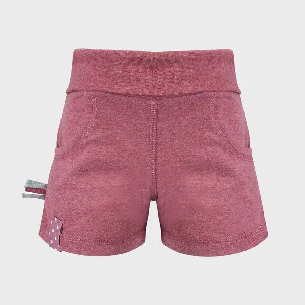 OrganicEra Baby-Shorts 'OrganicEra' aus Bio-Baumwolle, Rot, – Produktbild 1 von 3