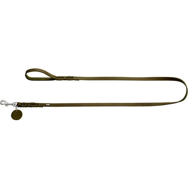 Hunter Hunter Führleine Solid Education oliv 1,1 cm, 1,1 m, Oliv, – Produktbild 1 von 2