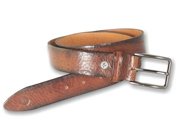 Greenbelts Greenbelts Herren Ledergürtel BRAY, Cognac, – Produktbild 3 von 4