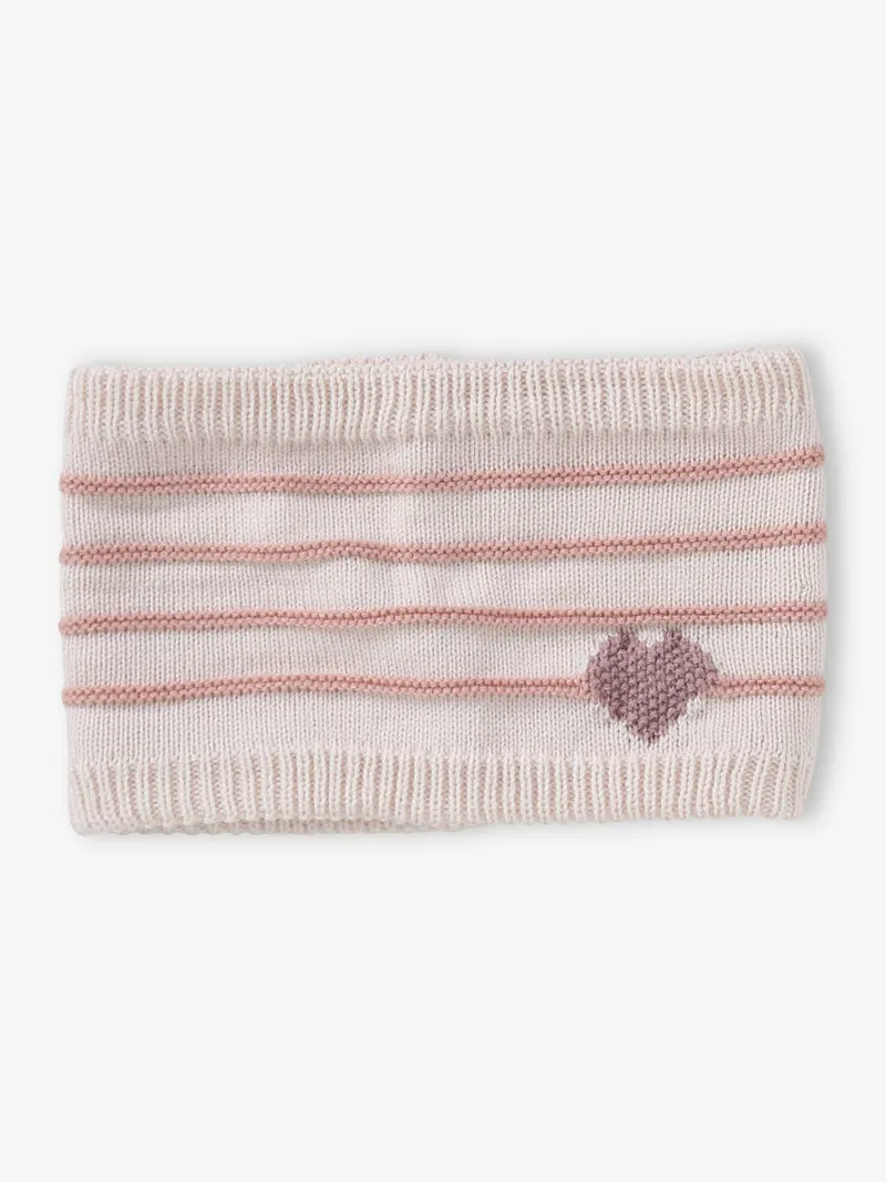 Vertbaudet Mädchen Set, Wollweiß/rosa, – Produktbild 3 von 4