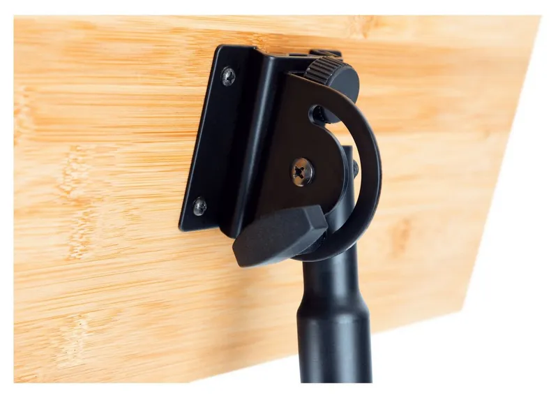 Classic Cantabile Notenpult Classic Cantabile OSW-100 Notenpult Bambus, Notenständer stufenlos höhenverstellbar und neigbar, Schwarz, – Produktbild 1 von 4