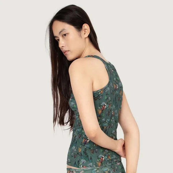 Frija Omina Frija Omina Bio Tanktop Unterhemd, Ginko (grün), – Produktbild 3 von 4