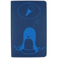 HANDGEDRUCKT HANDGEDRUCKT A6 "Pinguin" Notizheft, ca. A6 blanko – Produktbild 1 von 1