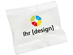 Mini-Tütchen Bio-Dextrose-Drops, 5 g mit 4-farbigem Digitaldruck auf weißer Folie – Produktbild 1 von 1