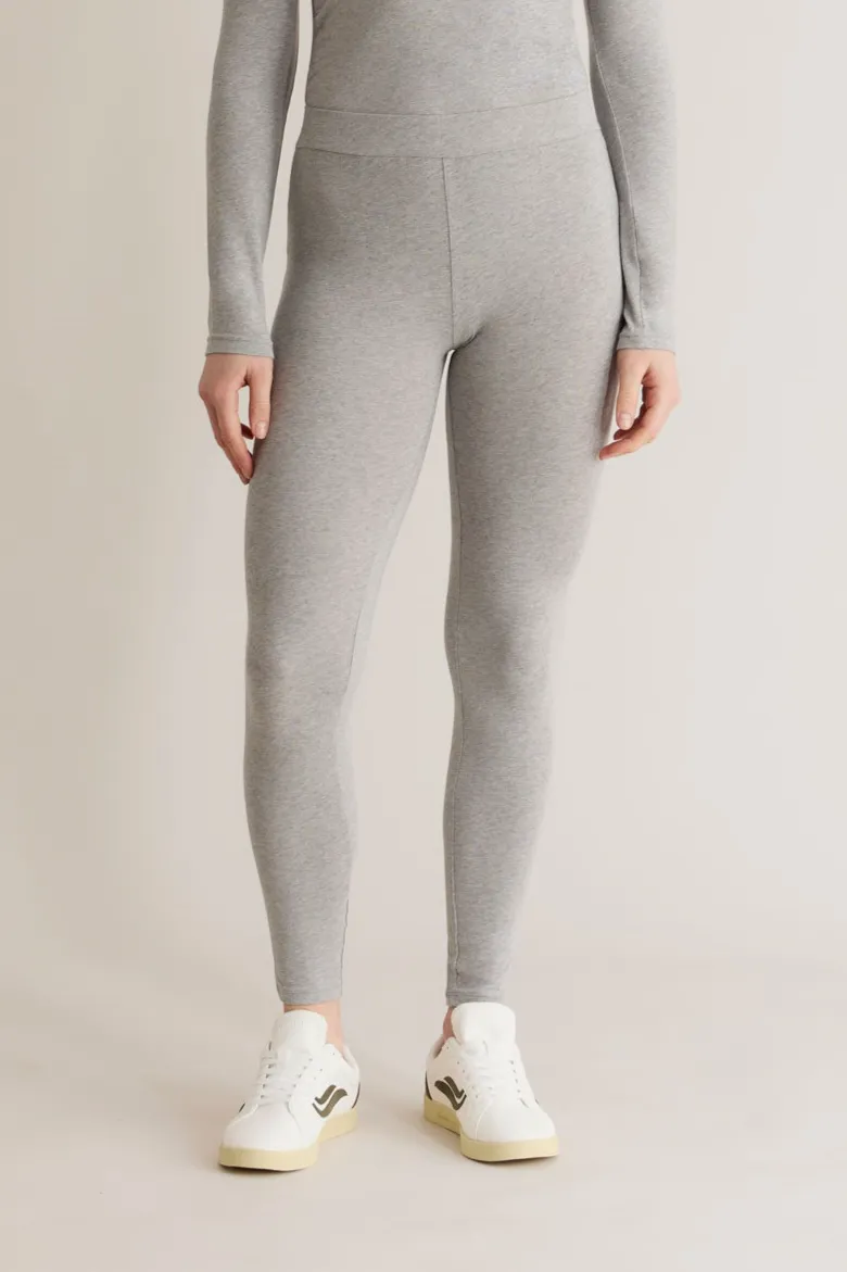 KOMODO KOMODO Damen vegan Legging Sylvie Grau, Hellgrau, – Produktbild 2 von 2