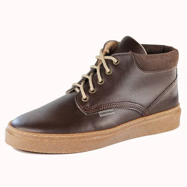 Fairticken Fairticken Vegane Casual-Schuhe Adelar (Microfaser, gefüttert), Braun, – Produktbild 1 von 1