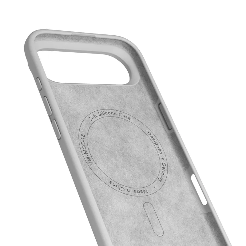 VONMÄHLEN VONMÄHLEN Soft Silikon Case für iPhone Air Light Gray – Produktbild 2 von 5
