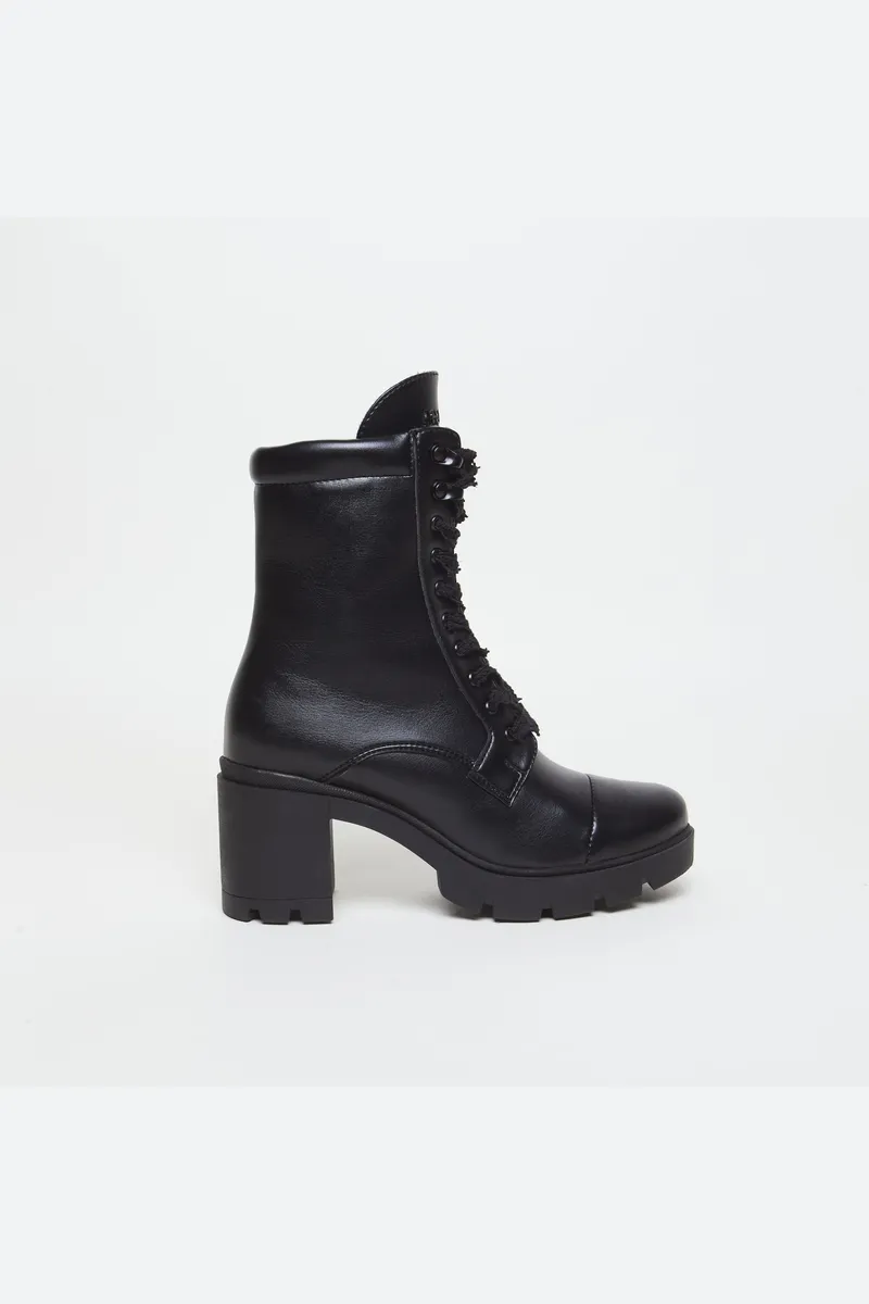 AGAZI AGAZI Damen vegan Stiefel Aga Schwarz, Schwarz, – Produktbild 1 von 2