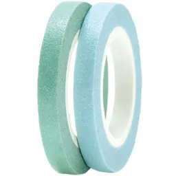 Rico Design Rico Design Paper Poetry Tapes Glitter mm 5m 2 Stück Blau-Grün – Produktbild 1 von 1