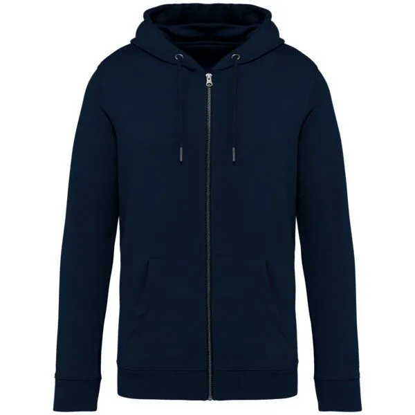 Greenspired Greenspired Umweltfreundliches Unisex Kapuzensweatshirt mit Zip 350 g/m² XXS - 4 XL, Navy, – Produktbild 1 von 1