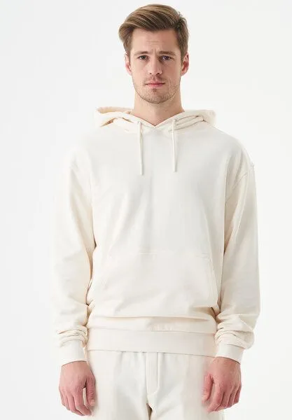 ORGANICATION ORGANICATION ESSENTIALS-HALKI-Unisex Soft Touch Hoodie aus Bio-Baumwolle, Off white, – Produktbild 1 von 4