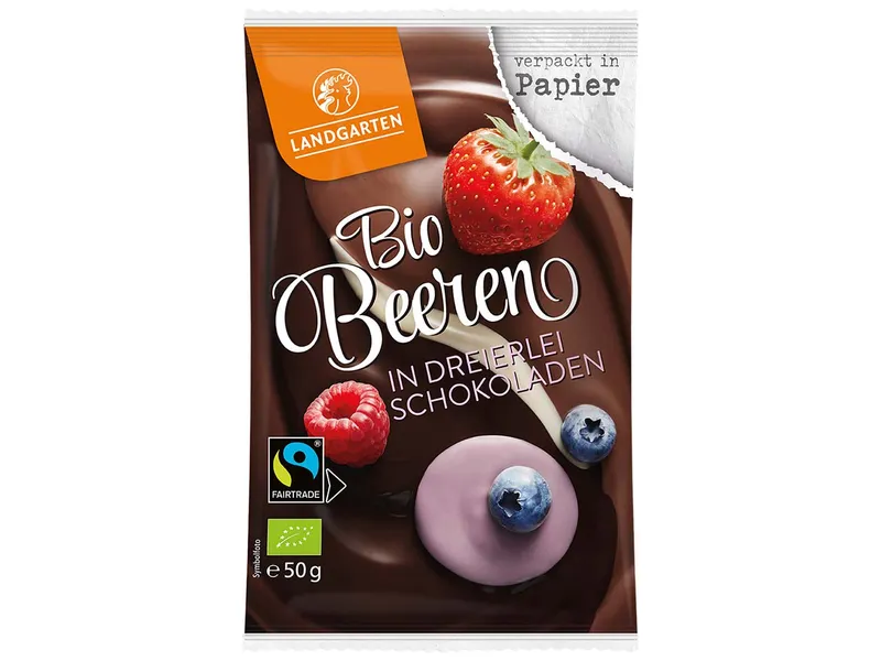 Landgarten Landgarten Beeren-Mix in dreierlei Schokolade – Produktbild 1 von 2