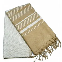 Karawan authentic Karawan authentic Hamamtuch Fouta "sand" aus Biobaumwolle, 100 × 200 cm – Produktbild 1 von 1