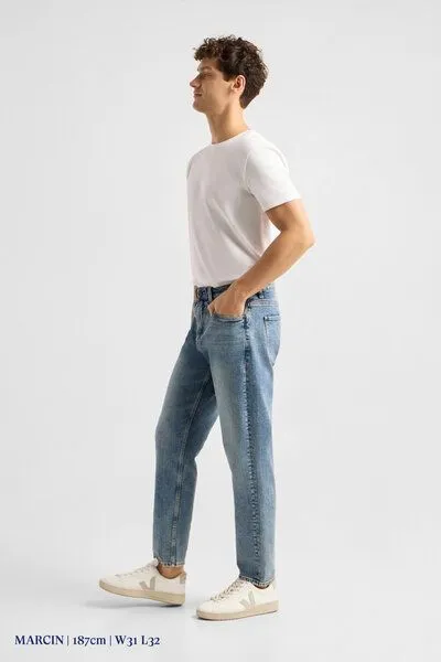DAWN Herren Jeans RISE Relaxed Tapered DAWN Bio-Baumwolle, Vintage black, – Produktbild 6 von 6