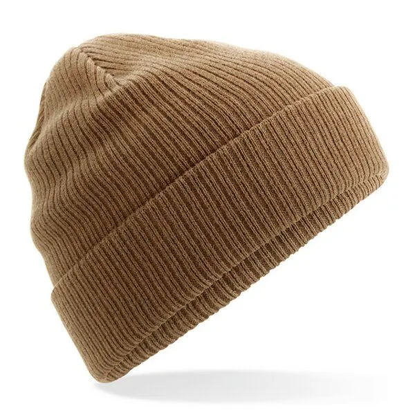 Beechfield Beechfield Damen / Herren Beanie Mütze Wintermütze Strickmütze, Bisquit (beige), – Produktbild 1 von 2