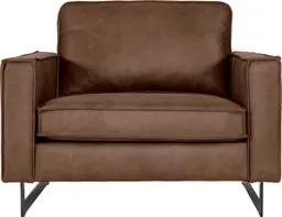 OTTO home Loveseat Pinto 105 cm, Cord, Chenille, Lederoptik, mit Keder, Metallfüßen und auch in Cord Bezug erhältlich – Produktbild 1 von 1