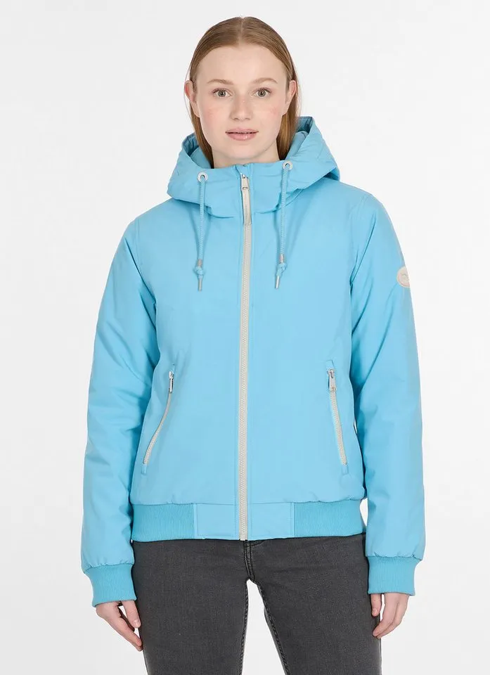 ragwear ragwear Outdoorjacke OGGIE WARM Reißverschluss mit Kinnschutz, Kapuze mit Kordel, Weiß, – Produktbild 1 von 2
