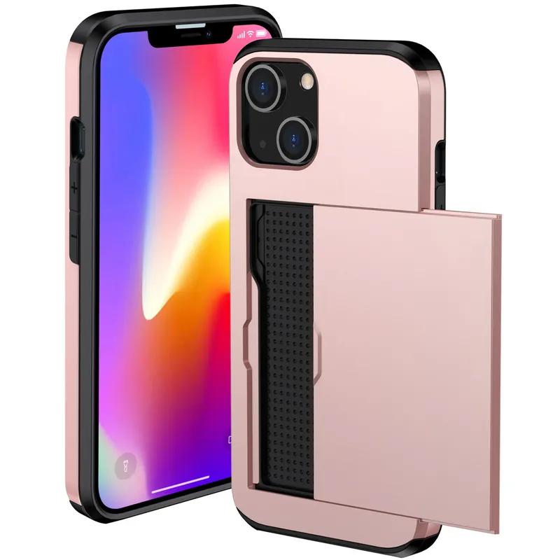 imoshion imoshion Backcover mit Kartenfach für das Apple iPhone 14, Rosegold, – Produktbild 1 von 1