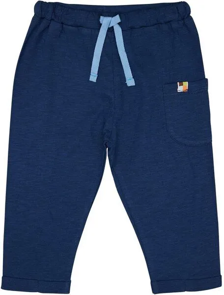 loud + proud loud + proud Babys & Kinder Hose Slub Jersey, GOTS-zertifiziert, Ultramarine(blau), – Produktbild 3 von 3
