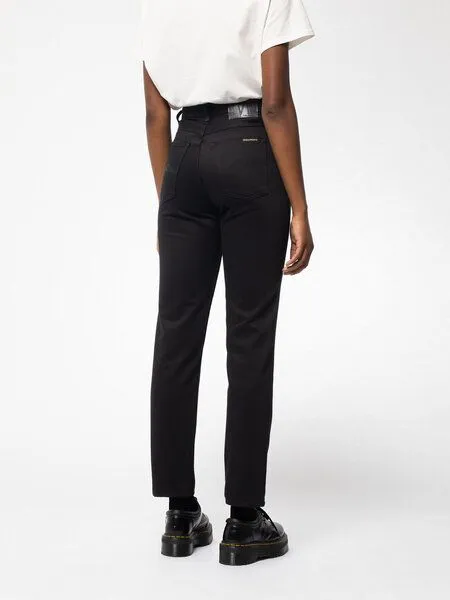 Nudie Jeans Nudie Jeans Highwaist Jeans - Breezy Britt - aus Bio-Baumwolle, Dry everblack, – Produktbild 3 von 4