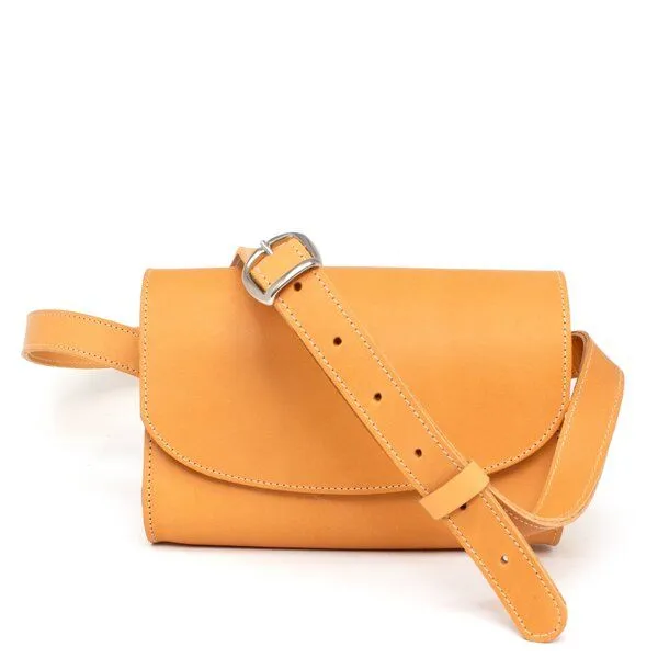Marin et Marine Marin et Marine Paris Bag Bauchtasche - Handtasche aus fairem Leder, Natural, – Produktbild 1 von 4