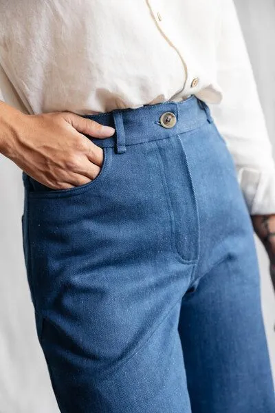 Jyoti - Fair Works Jyoti - Fair Works Bio-Baumwolldenim Hose Tushar, Denim, – Produktbild 2 von 4