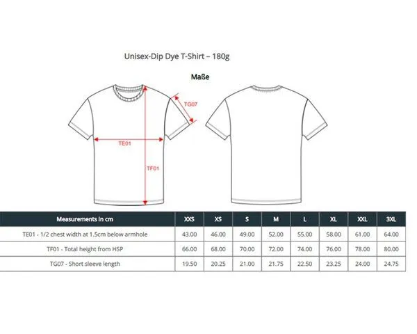 YTWOO YTWOO Nachhaltiges Unisex-Dip-Dye-T-Shirt aus Bio-Baumwolle, Hellblau, – Produktbild 3 von 3