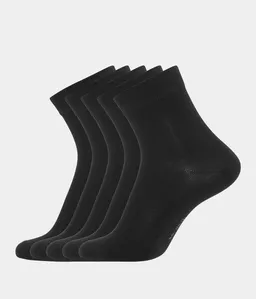 Copenhagen Bamboo Copenhagen Bamboo 5 Paar schwarze Bambussocken (niedrig geschnitten) – Produktbild 1 von 1