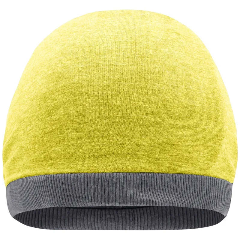 Myrtle Beach myrtle beach Legere Streetwear Mütze MB6577 Gr. one size yellow-melange/dark-grey – Produktbild 1 von 1