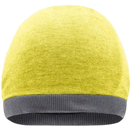 Myrtle Beach myrtle beach Legere Streetwear Mütze MB6577 Gr. one size yellow-melange/dark-grey – Produktbild 1 von 1