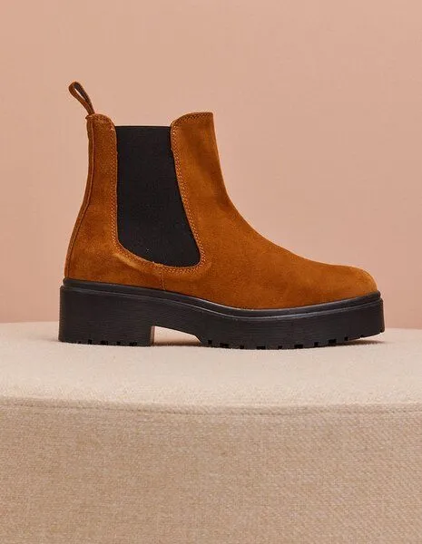 M.Moustache M.Moustache Leder Boot Flora, Suéde ambre, – Produktbild 8 von 8