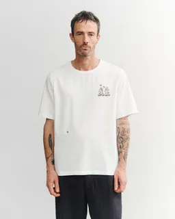 Rotholz Rotholz Herren vegan T-Shirt Caterpillar Weiß – Produktbild 1 von 1