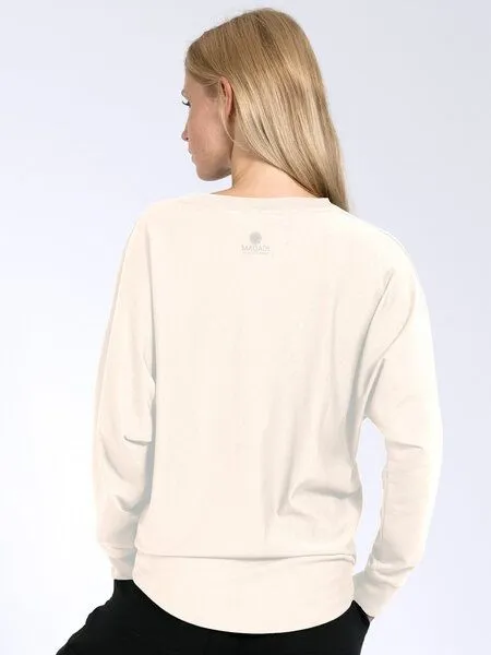 Magadi Magadi Yoga Sweater Anna aus Naturmaterial, Natur (off white), – Produktbild 1 von 4