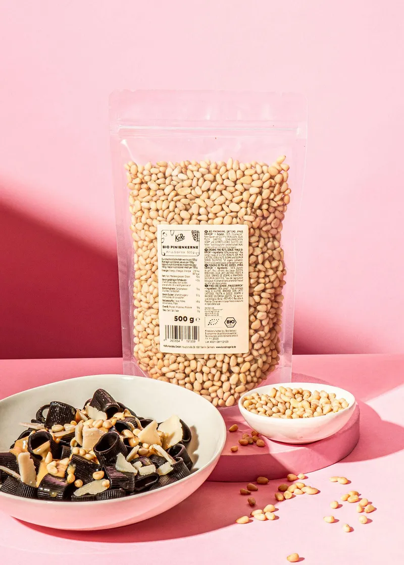 KoRo Bio Pinienkerne 500 g – Produktbild 1 von 5