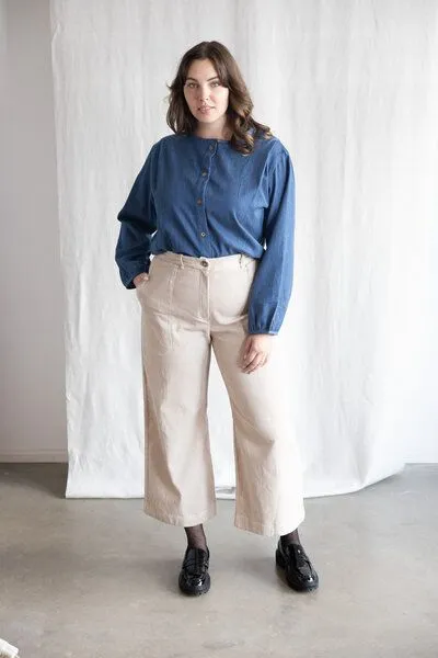 Jyoti - Fair Works Jyoti - Fair Works Bio-Baumwollcord Hose Damini, Beige, – Produktbild 1 von 4