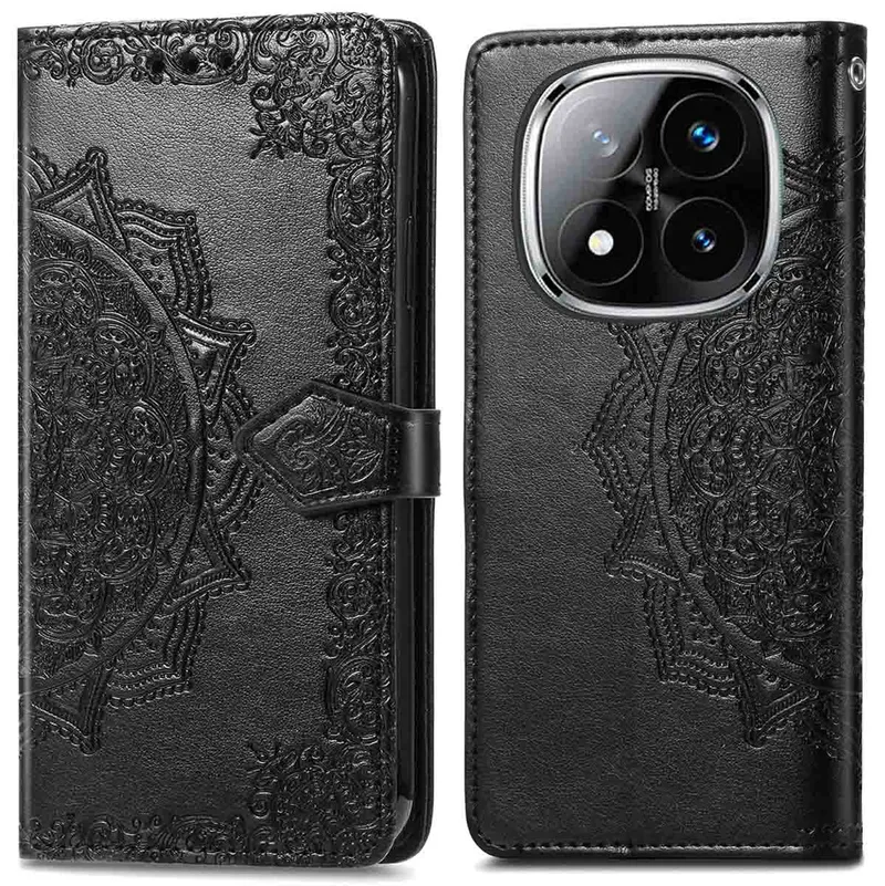 imoshion imoshion Mandala Klapphülle für das Xiaomi Redmi Note 14 Pro Plus (5G), Schwarz, – Produktbild 1 von 1