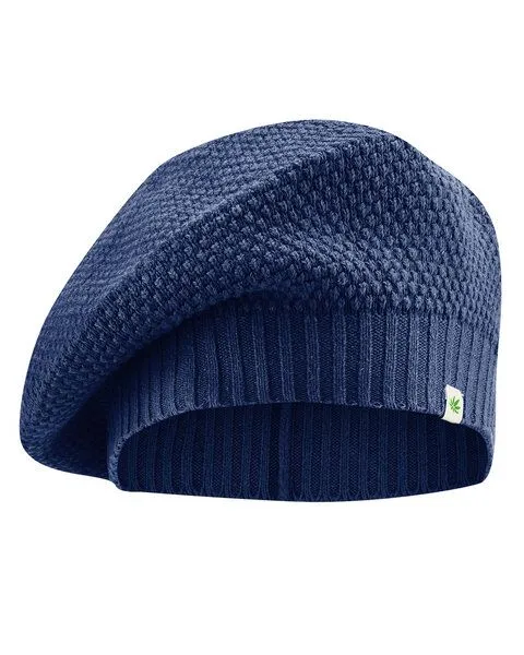 HempAge HempAge Mütze Hanf/Bio-Baumwolle, Night (blau), – Produktbild 1 von 4