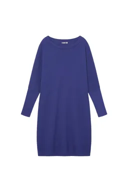 WiDDA WiDDA Damen vegan Kleid Santi Gestrickt Königsblau – Produktbild 1 von 1