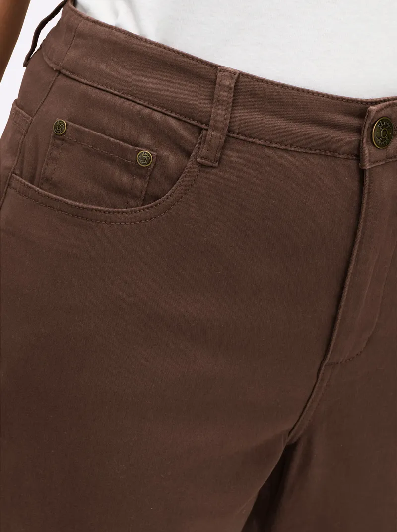 sheego High-waist-Jeans schoko, Schoko, – Produktbild 2 von 2