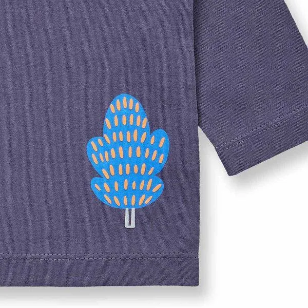 Sense Organics Sense Organics Baby Langarmshirt, Modell ELAN, Baum- & bär-druck, – Produktbild 4 von 4
