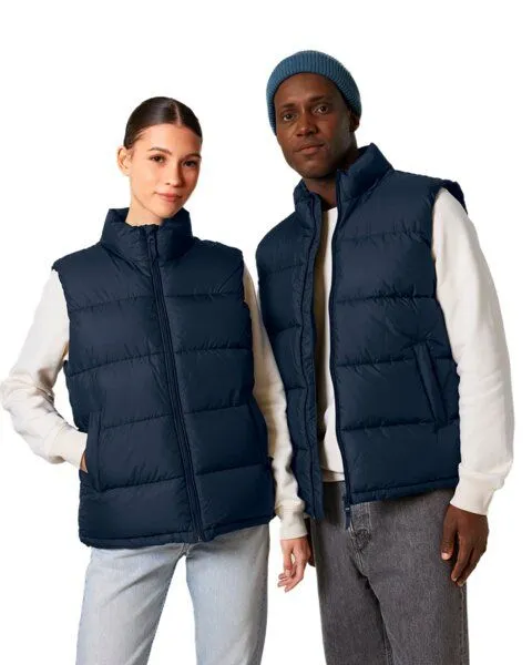 YTWOO YTWOO Dicke Unisex Gilet Weste aus 100% recyceltem Polyester, Navyblau, – Produktbild 2 von 3