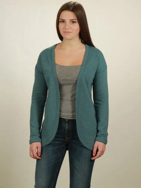 NATIVE SOULS NATIVE SOULS Jersey Cardigan Damen, Light turquoise, – Produktbild 1 von 1